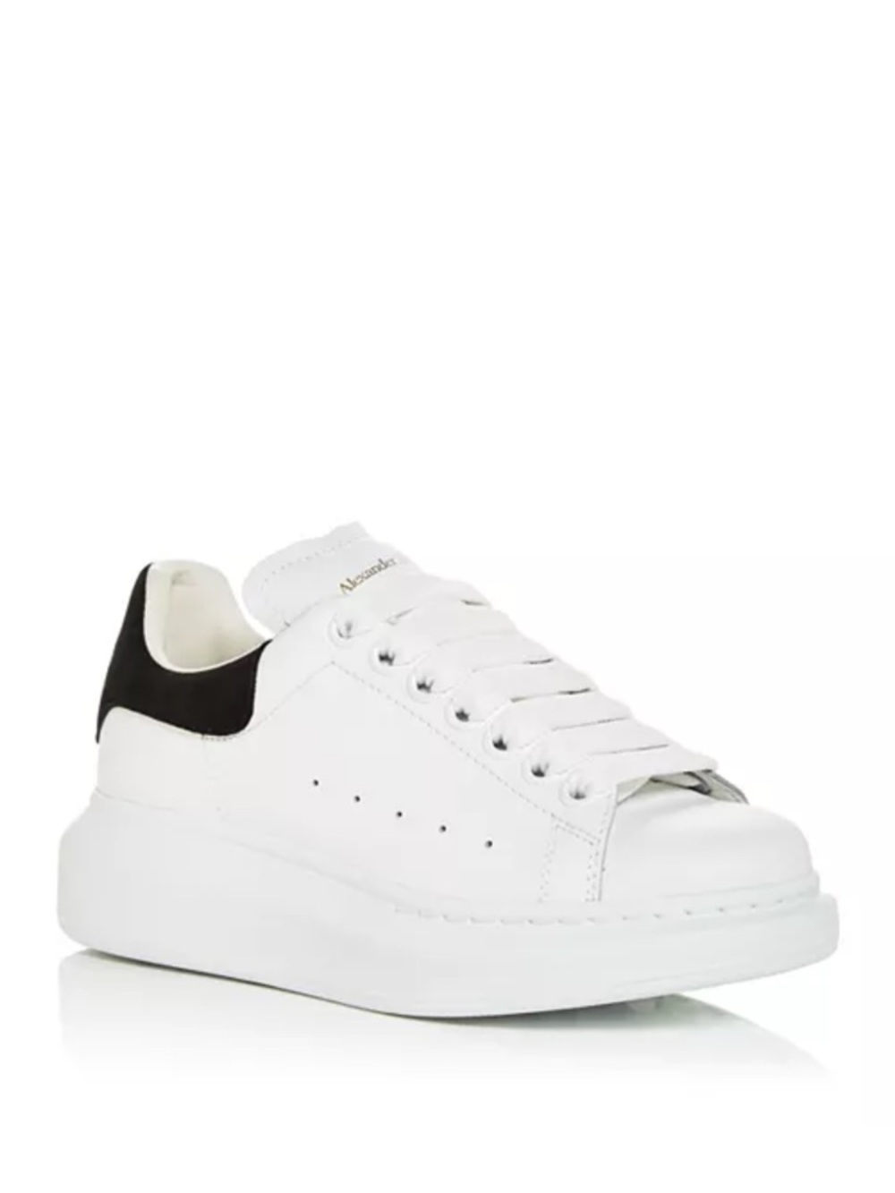 McQueen Oversized Suede Heel Detail Sneakers
